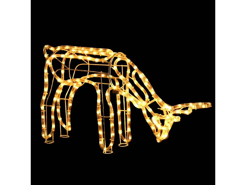 Kerstrendier 3 stuks Warm Wit 73x31x45 cm