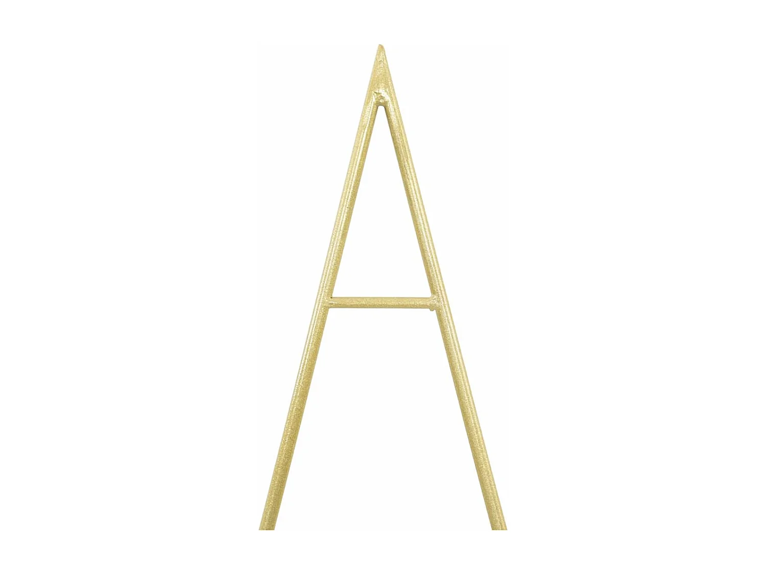 Gouden metalen kerstboom 125 cm gepoedercoat staal