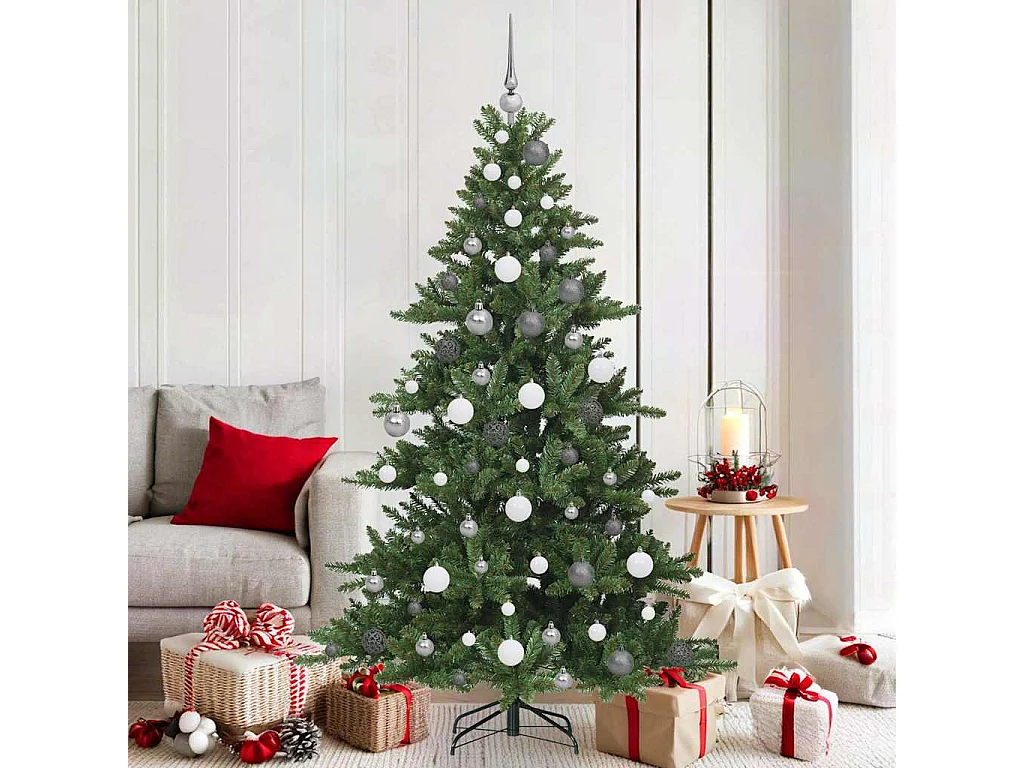 Sapin de Noël Artificiel à Branches Articulées 180 cm PVC