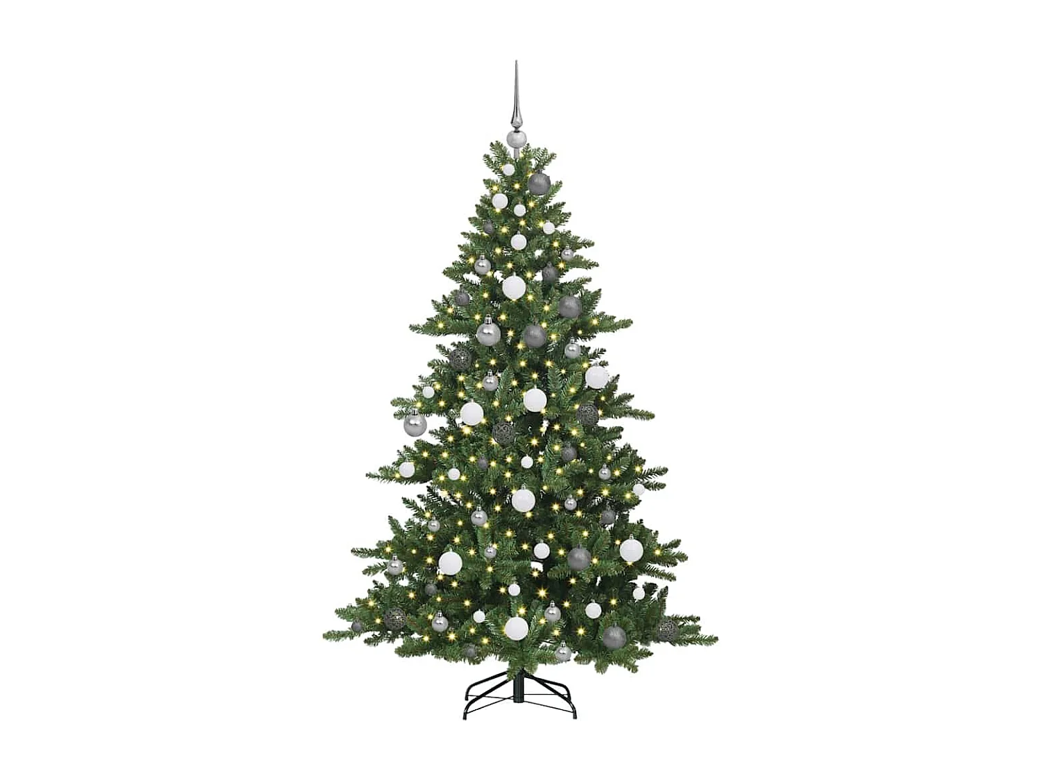 Sapin de Noël Artificiel à Branches Articulées 180 cm PVC