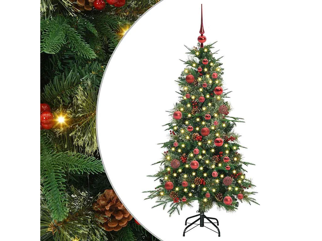 Sapin de Noël Artificiel à Branches Articulées Vert 150 cm