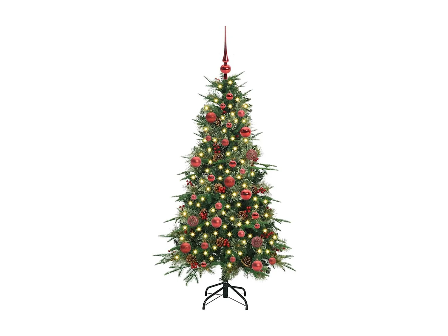 Sapin de Noël Artificiel à Branches Articulées Vert 150 cm