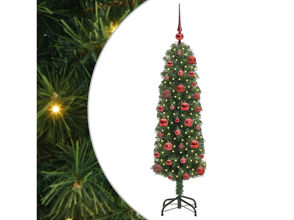 Sapin de Noël artificiel Vert 120 cm PVC et acier et plastique