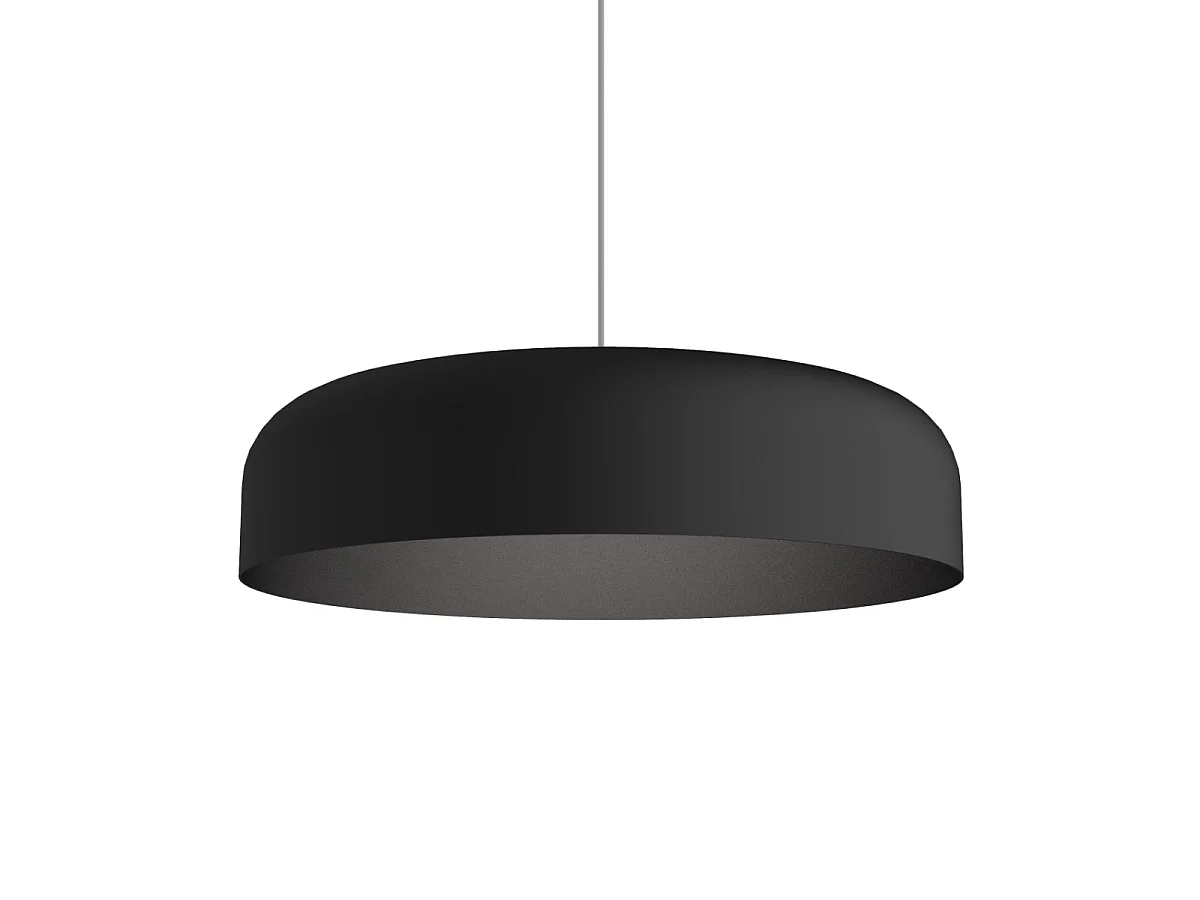 TUZZI Suspension, 1xE27, max 42W, métal, noir mat, D.40cm