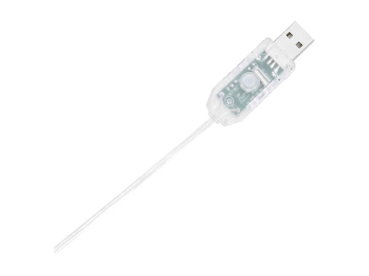 Boîte-cadeau de décoration de Noël 80 LED blanc chaud