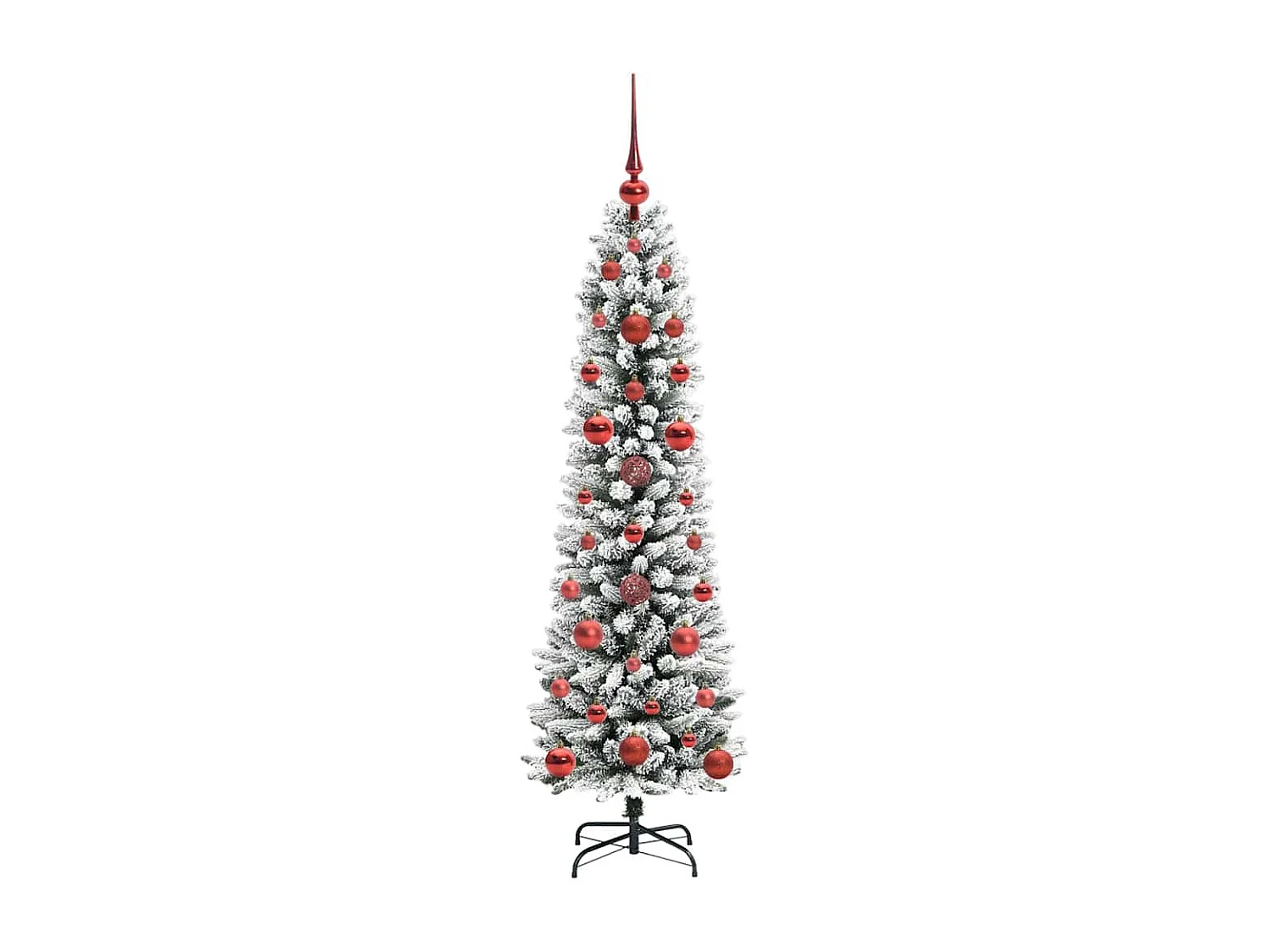 Sapin de Noël artificiel avec 150 LED Vert et blanc 120 cm
