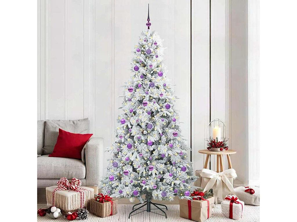 Sapin de Noël Artificiel à Branches Articulées Vert 210 cm