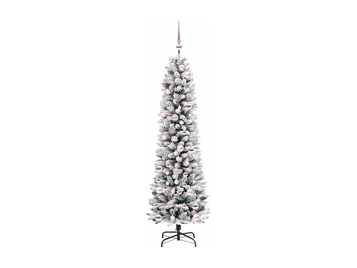 Künstlicher Weihnachtsbaum mit 300 LEDs Grün und Weiß 180 cm