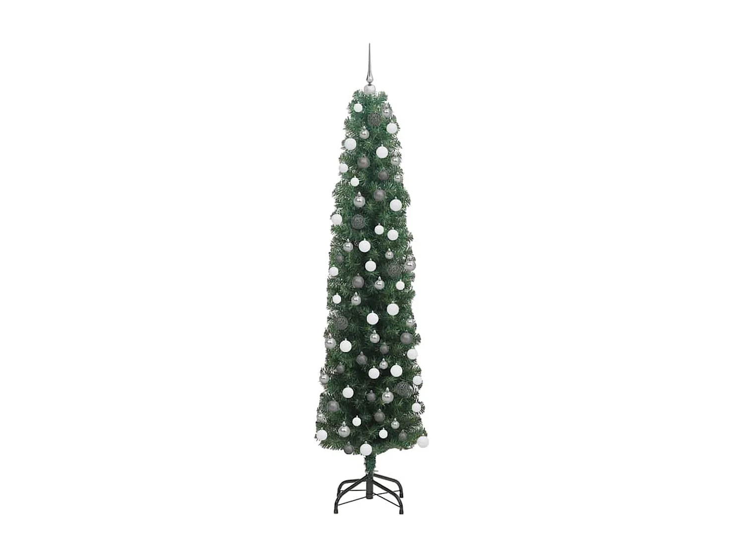 Kunstkerstboom Groen 180 cm PVC en staal en kunststof