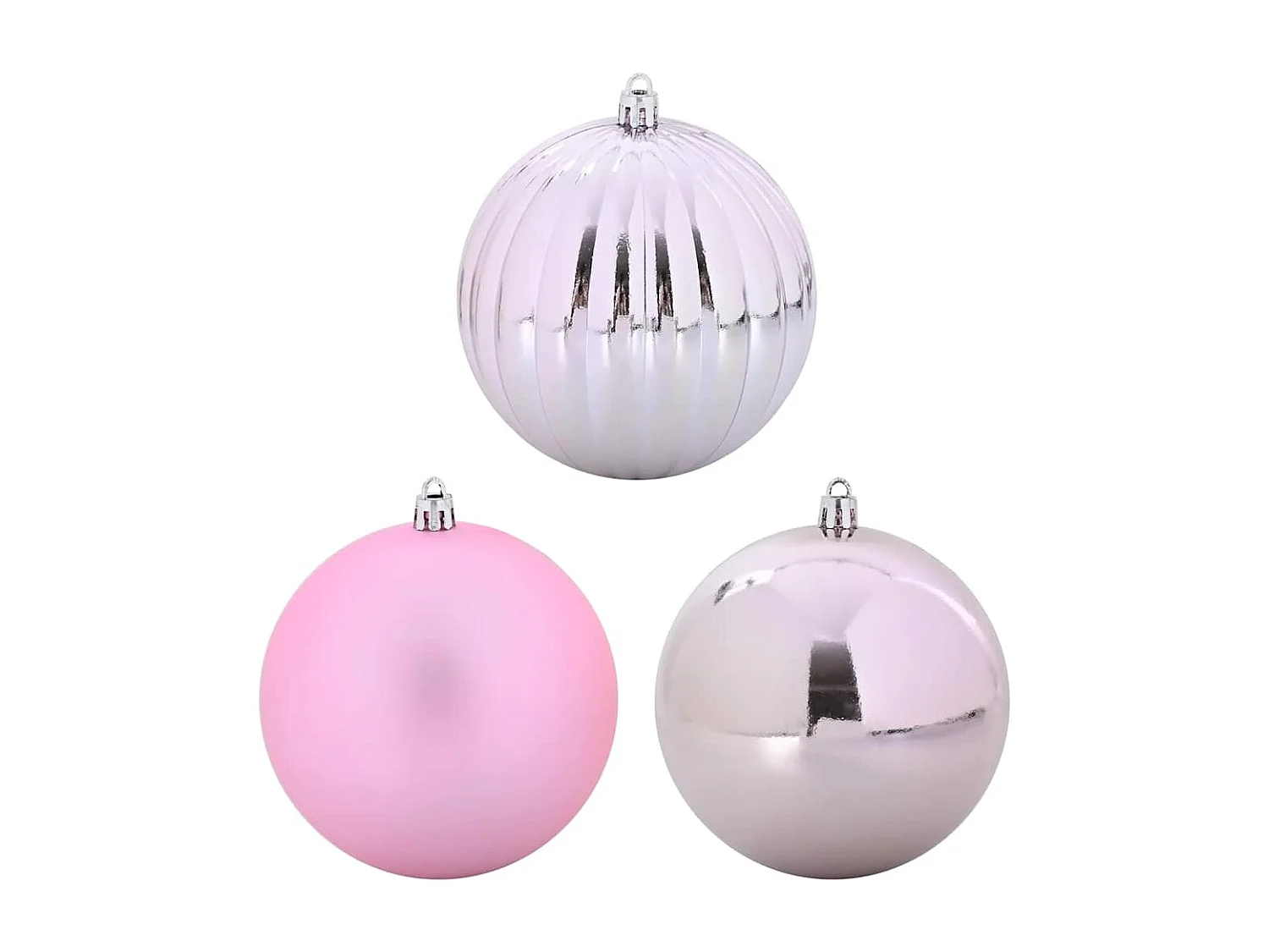 Ensemble de Boules de Noël 9 pcs Rose