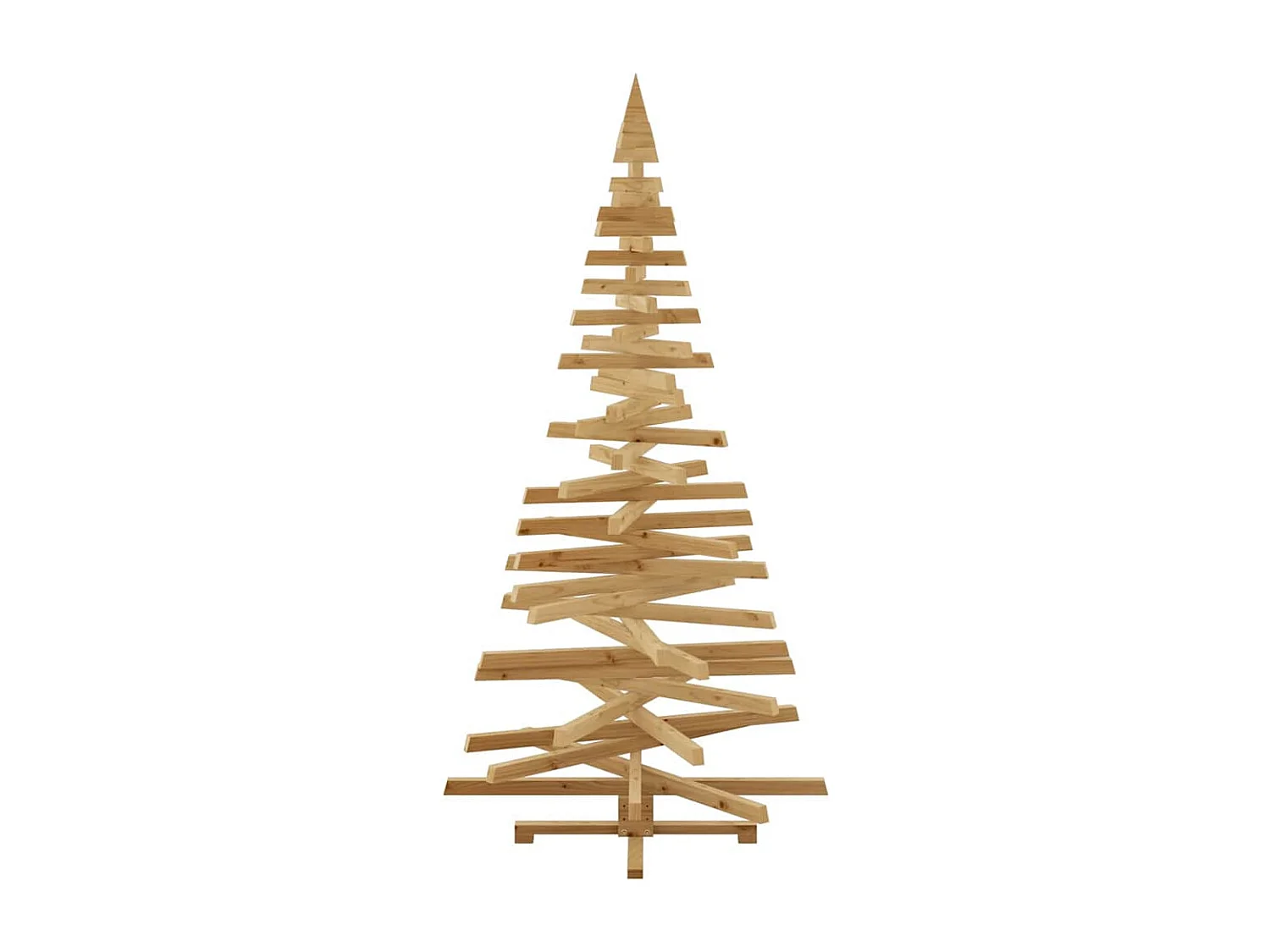 Weihnachtsbäume mit Ständer Braun 210 cm Massivholz Kiefer