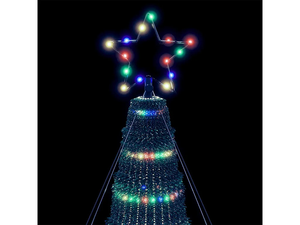 Sapin de Noël à LED 1028 LED colorées 403 cm