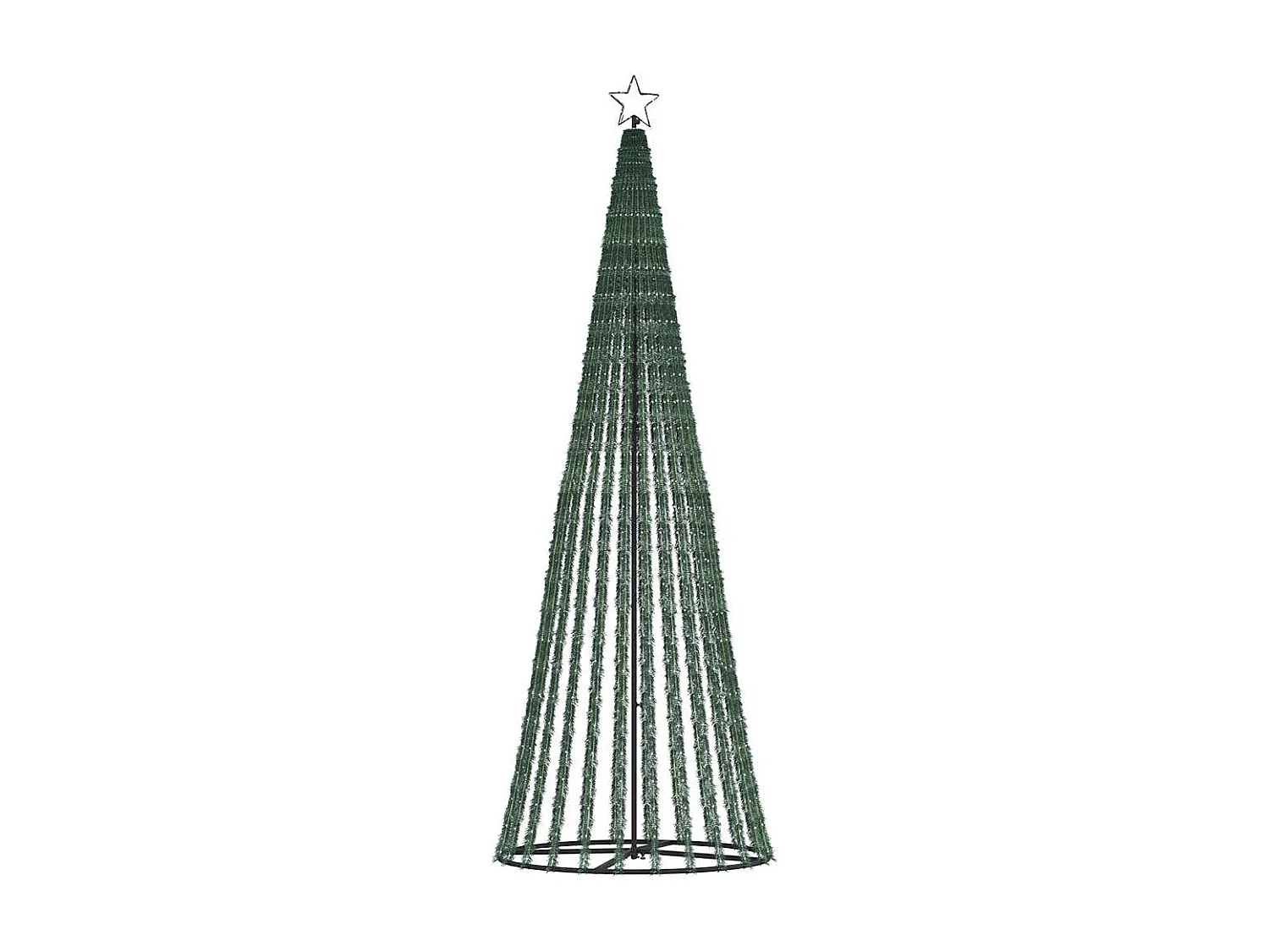 LED Kerstboom 1028 gekleurde LED's 403 cm
