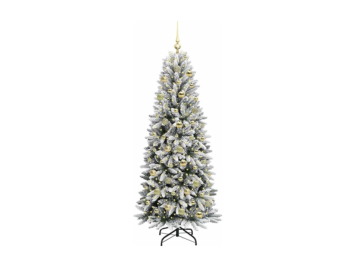 Sapin de Noël artificiel avec 300 LED Blanc 73 x 73 x 180 cm