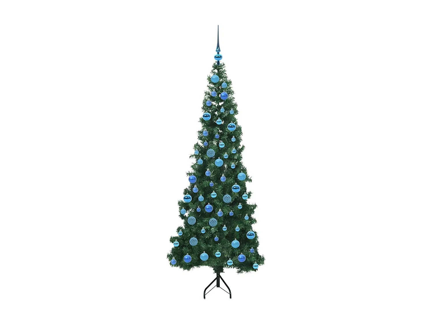 Kunstkerstboom hoek Groen 180 cm PVC en metaal