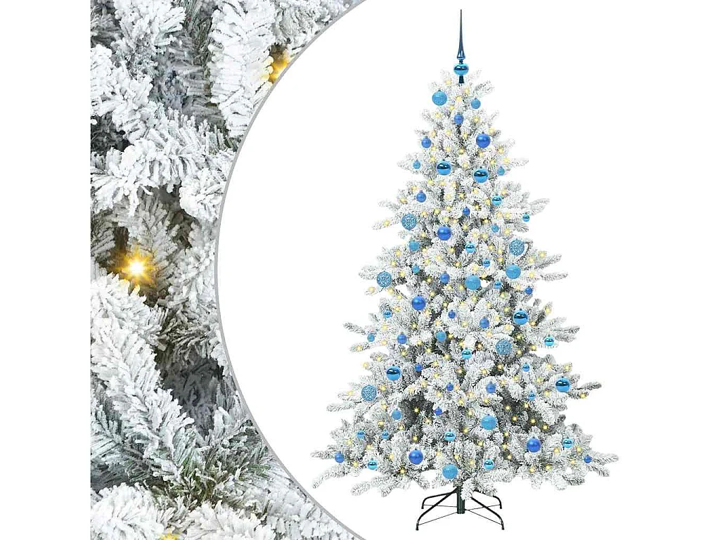 Sapin de Noël Artificiel à Branches Articulées 180 cm PVC