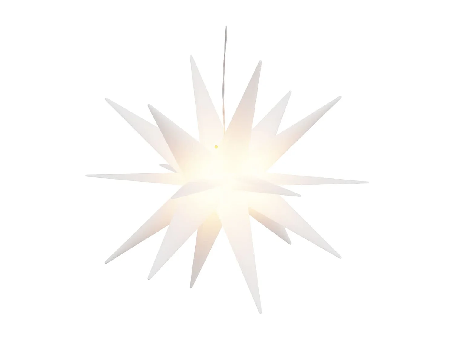 Luce di Natale con LED pieghevole bianco 100 cm