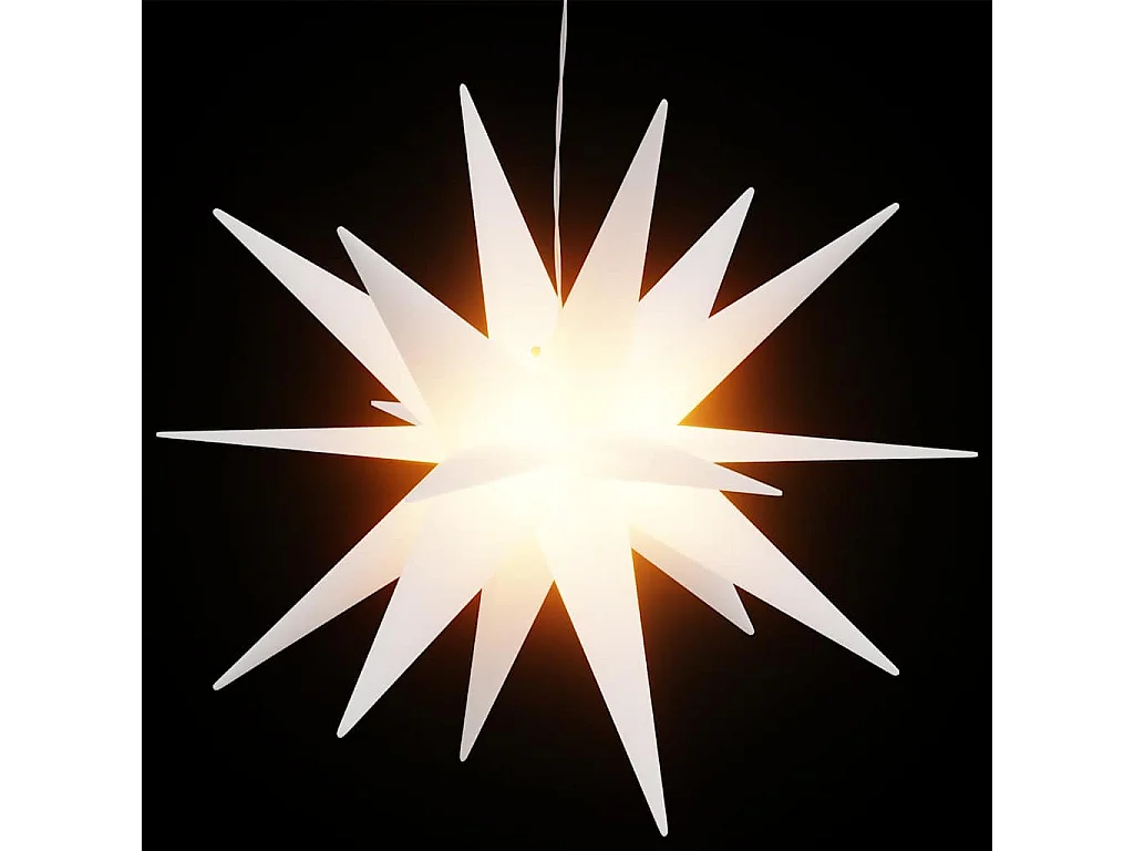 Luce di Natale con LED pieghevole bianco 100 cm