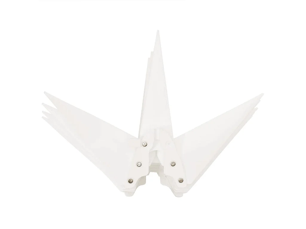 Luce di Natale con LED pieghevole bianco 100 cm