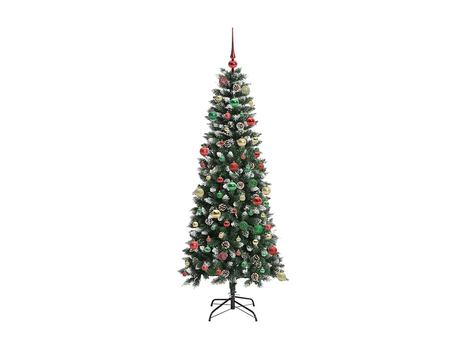 Sapin de Noël artificiel avec 300 LED Vert 76 x 76 x 180 cm