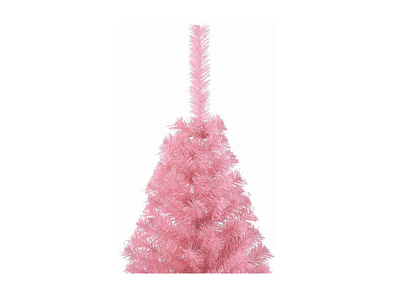 Sapin de Noël artificiel pré-éclairé Rose 120 cm PVC