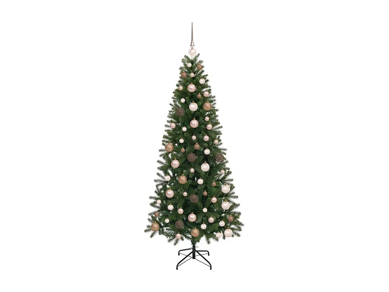 Sapin de Noël artificiel avec 300 LED Vert 180 cm PE et PVC