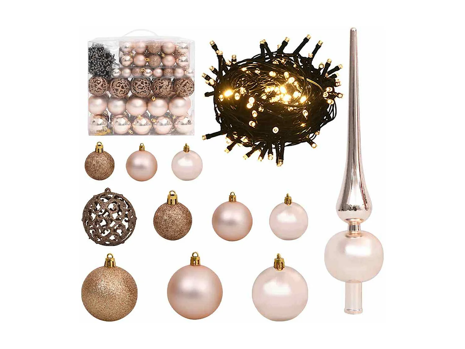 Sapin de Noël artificiel avec 300 LED Vert 180 cm PE et PVC