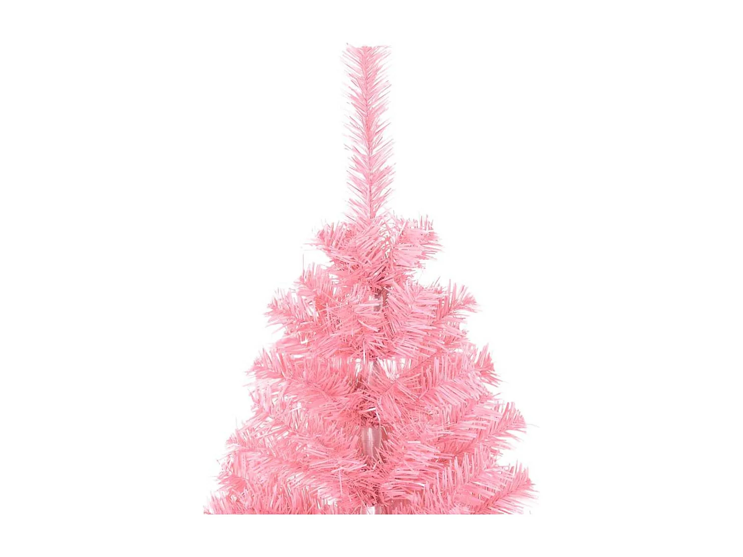 Kerstboom met 150 LED's met standaard Roze 150 cm PVC
