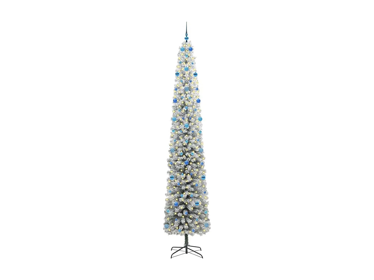Kunstkerstboom Groen 300 cm PVC en staal en kunststof