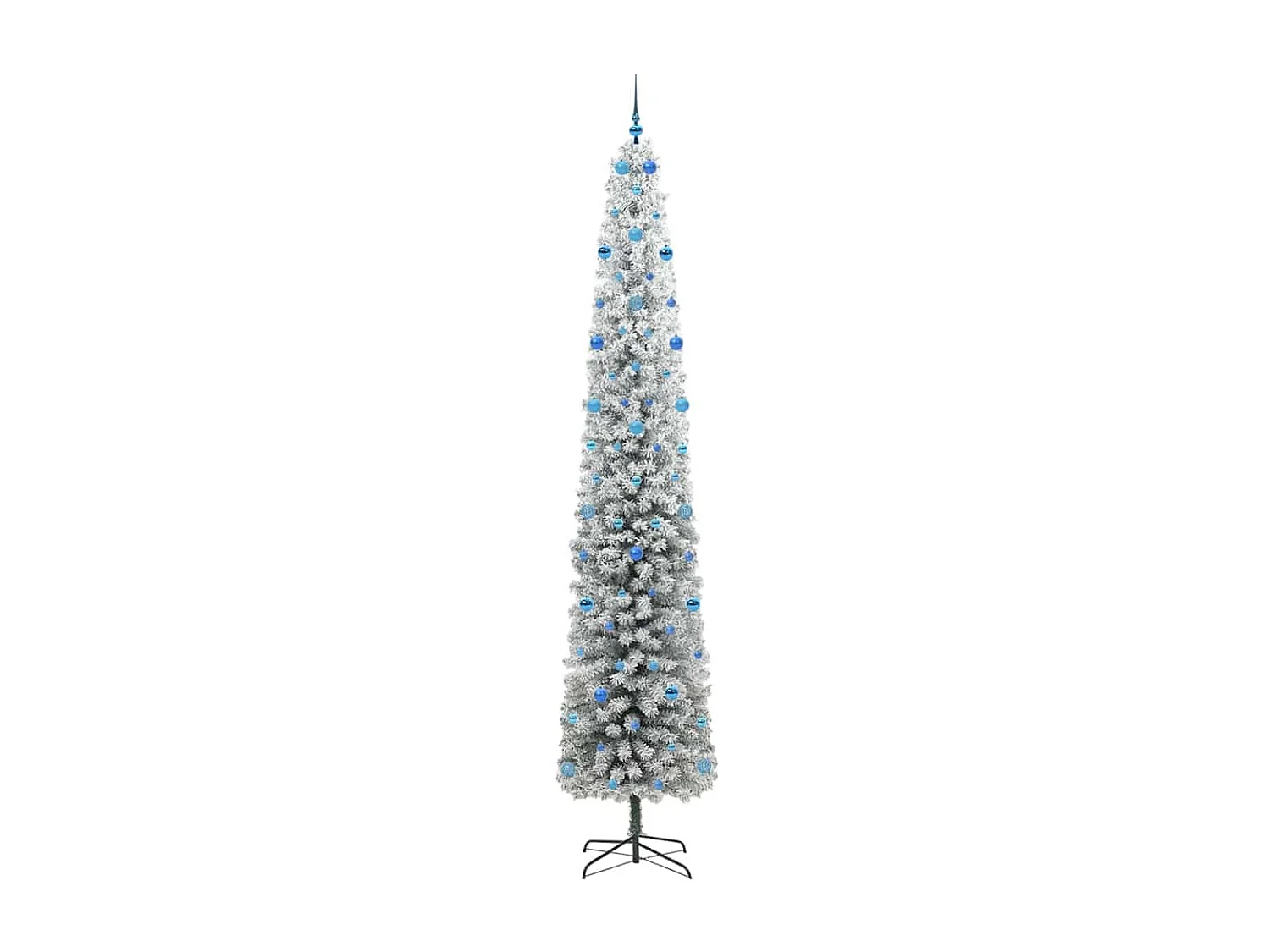 Kunstkerstboom Groen 300 cm PVC en staal en kunststof