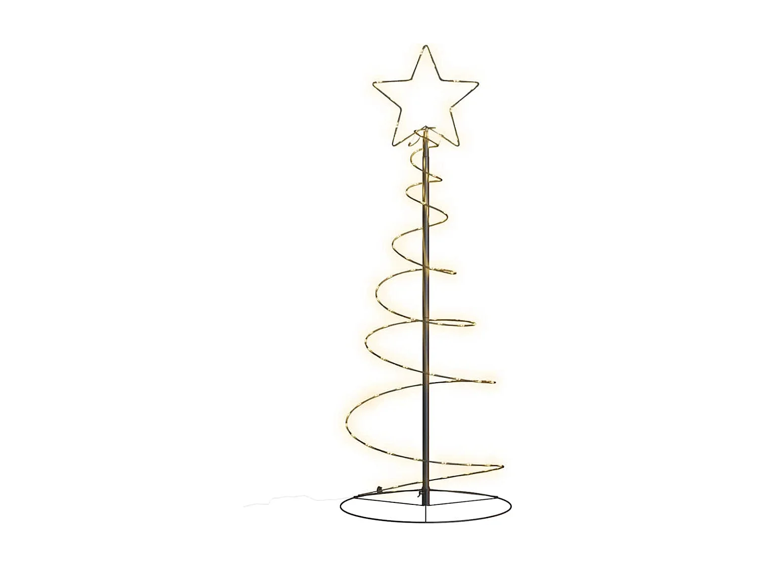 LED-kerstboom 80 warmwitte LED's 120 cm