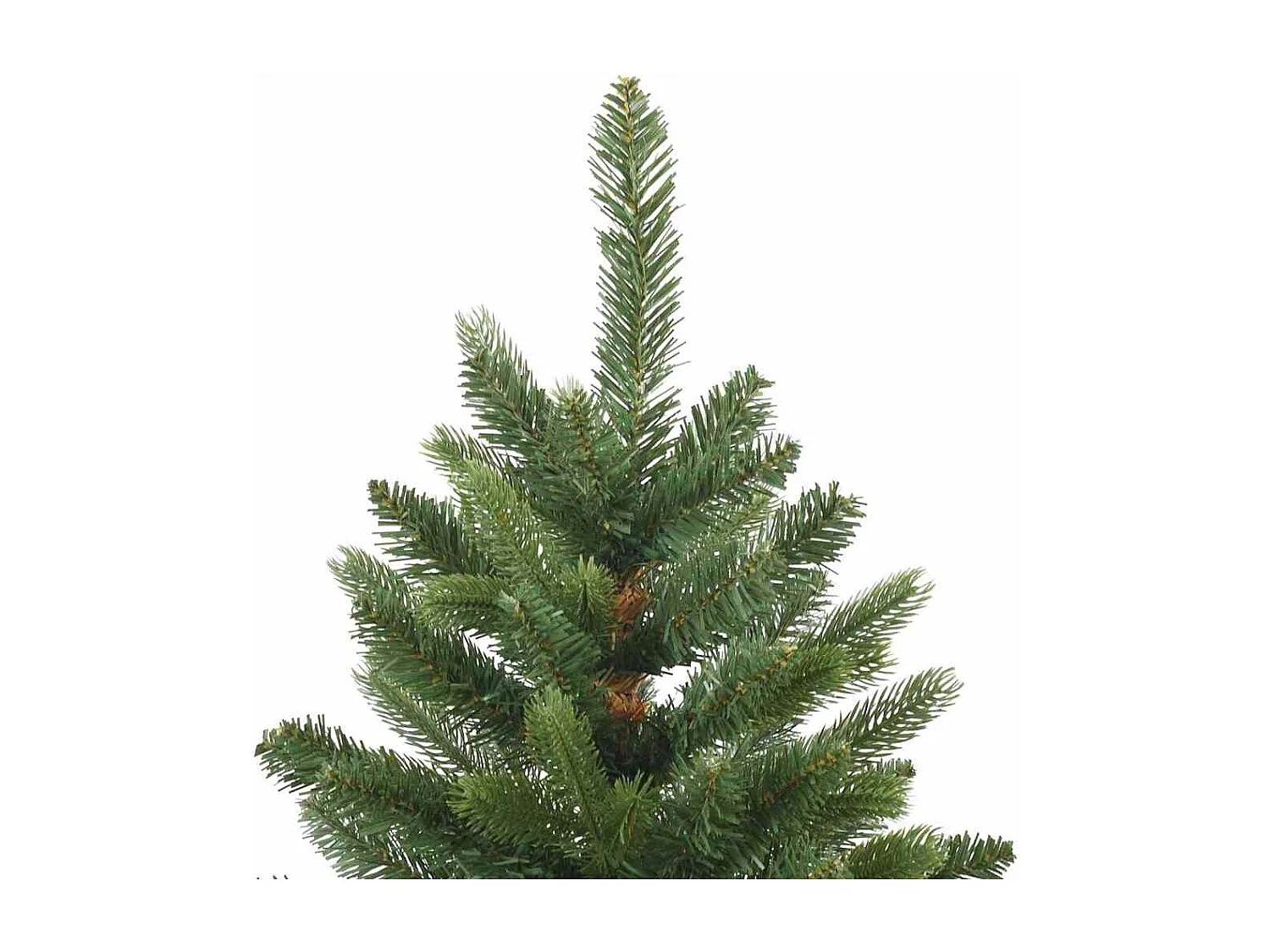 Künstlicher Weihnachtsbaum mit 150 LEDs Grün 150 cm PE und PVC