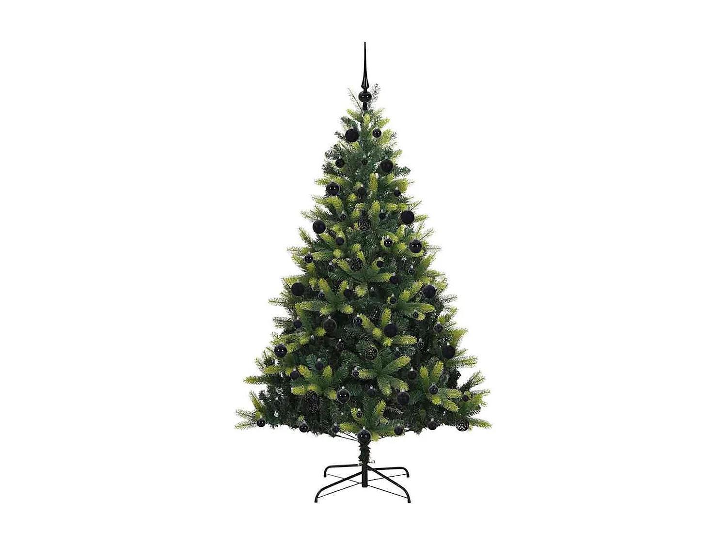 Albero di Natale artificiale flessibile in silicone 300 LED 210 cm