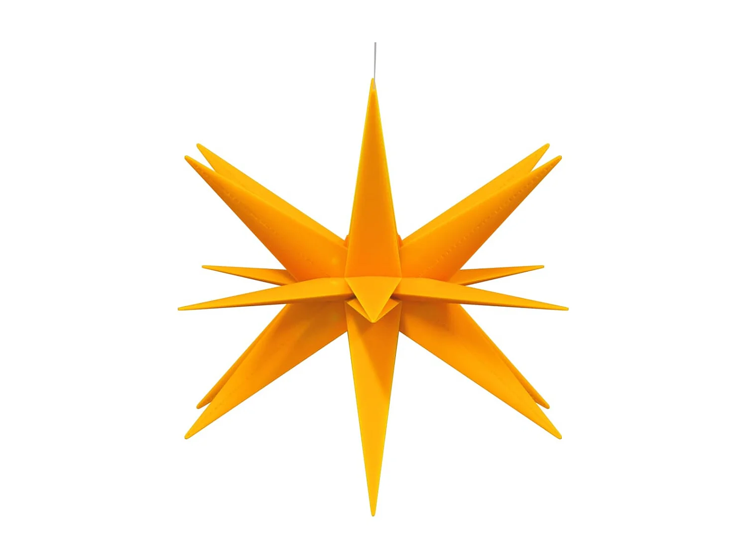 Lumière de Noël avec LED pliable jaune 43 cm