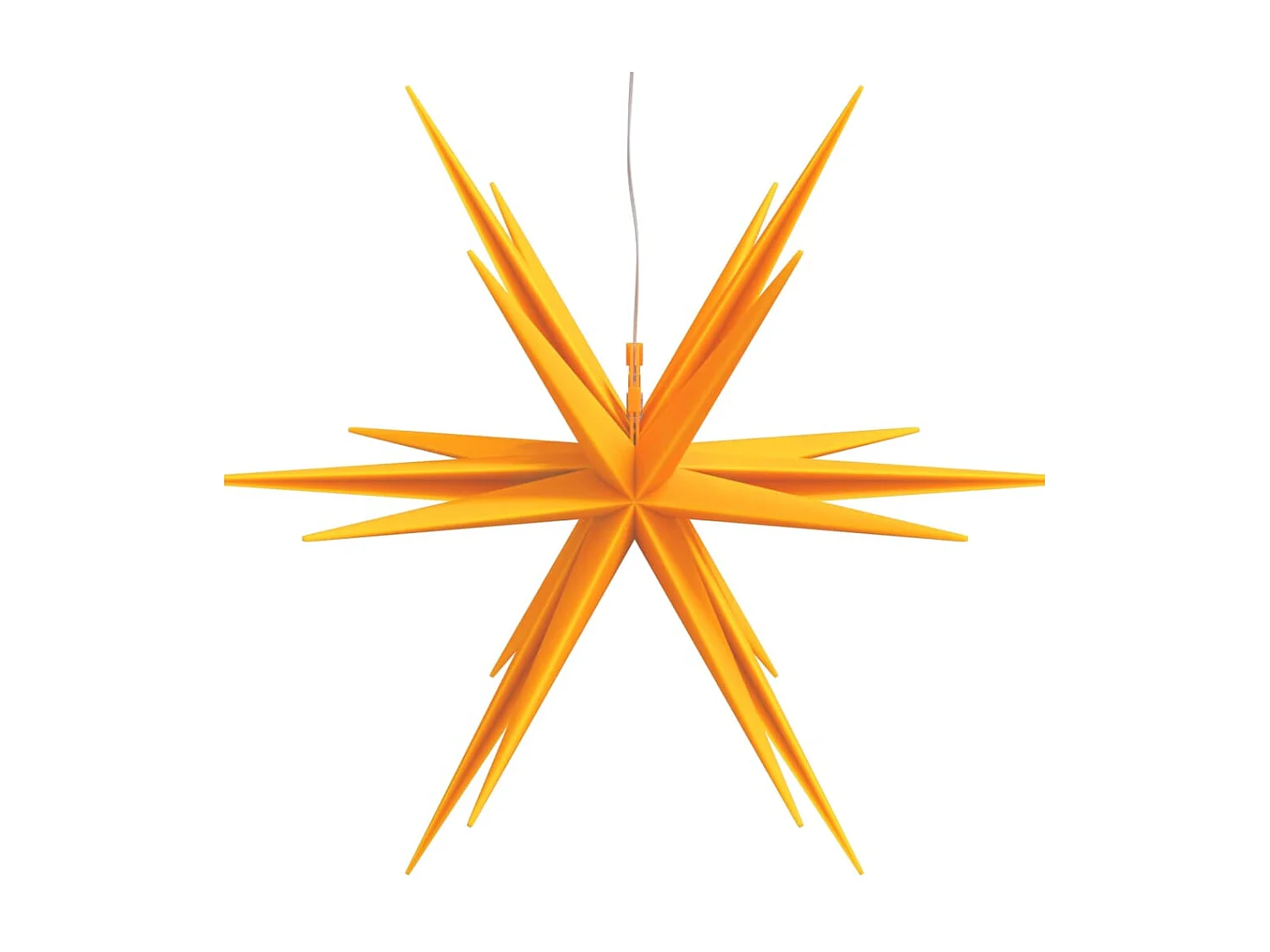 Lumière de Noël avec LED pliable jaune 43 cm