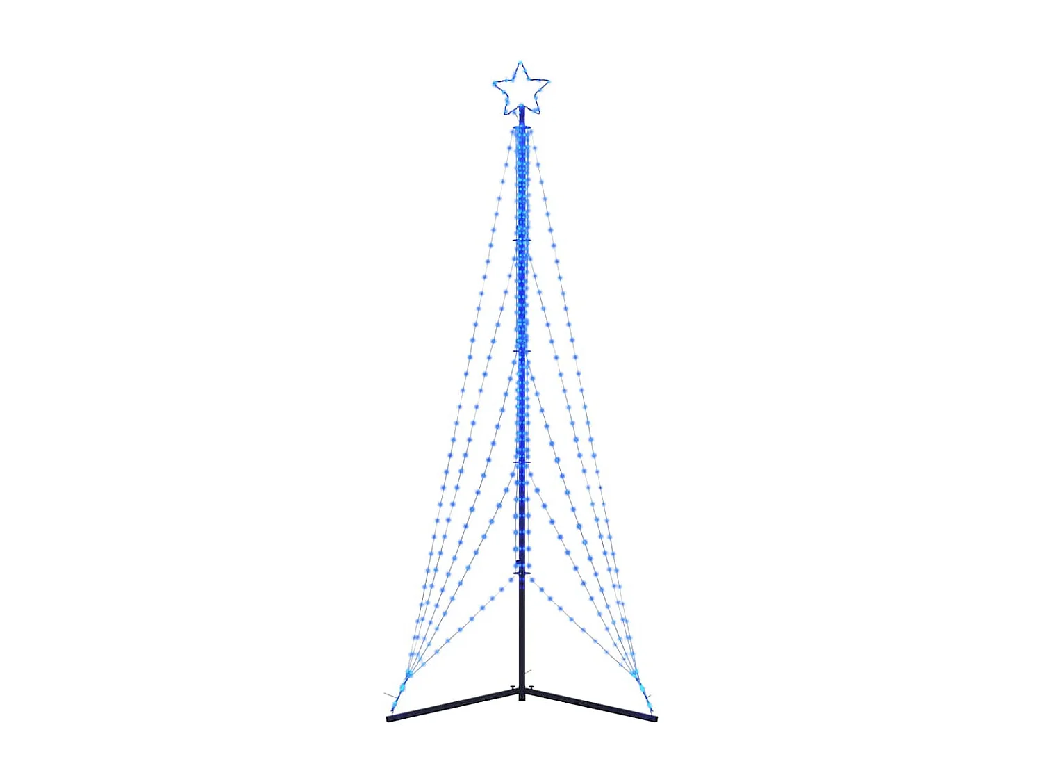 LED Kerstboom 525 LED blauw 302 cm