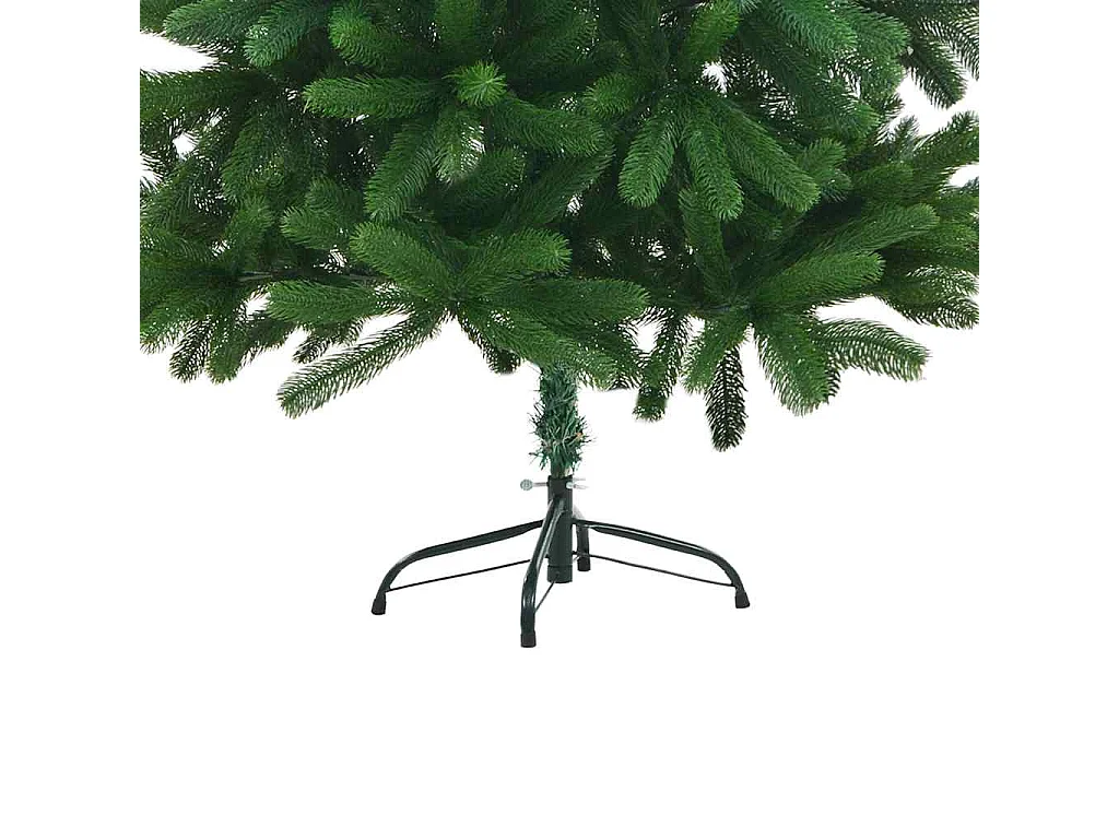 Arbre de Noël artificiel pré-éclairé et boules 180 cm vert
