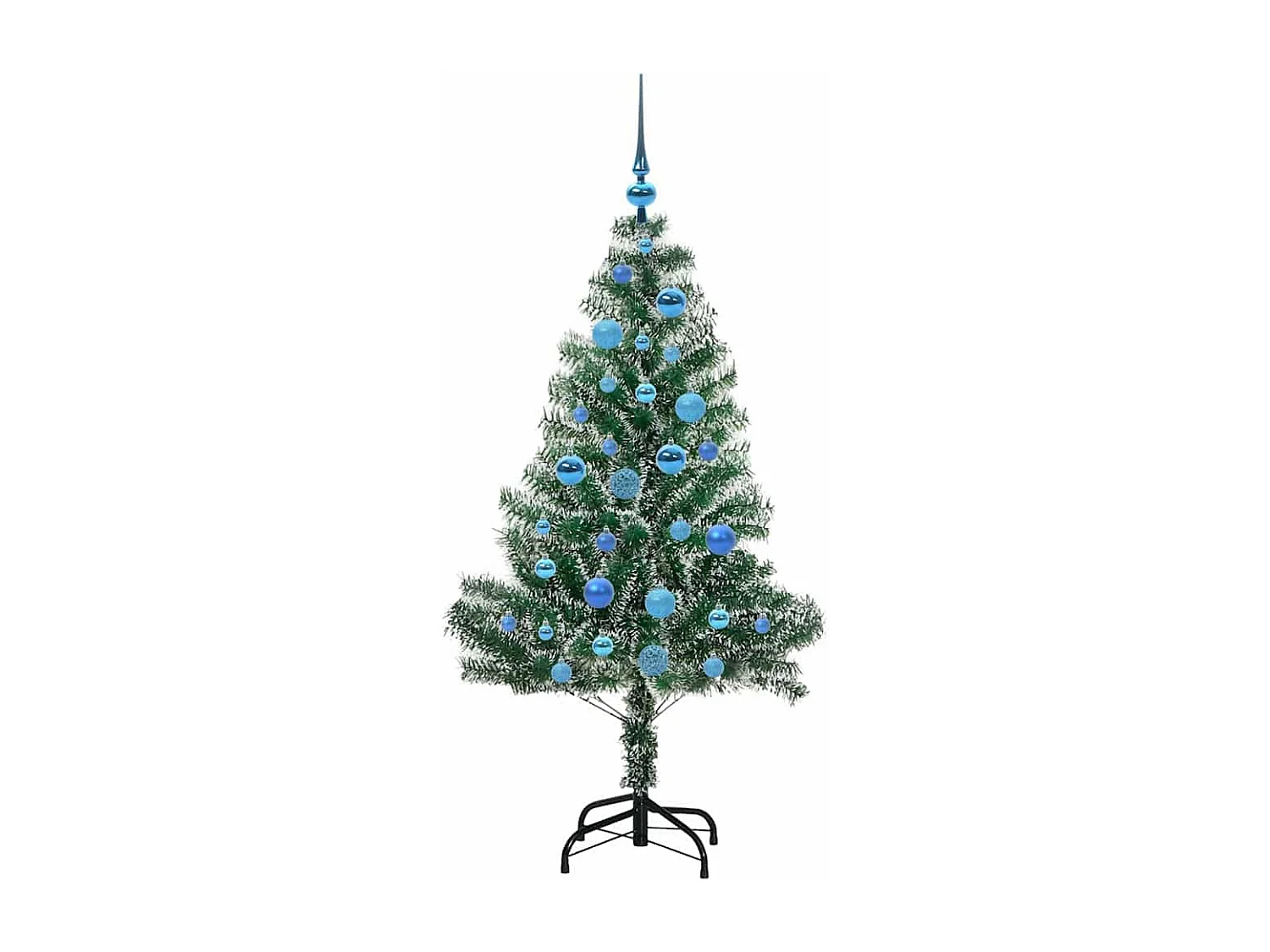 Arbre de Noël artificiel floconné de neige avec lumière LED