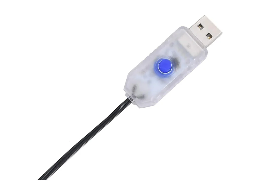 Lumières de Noël silhouette d'arbre de Noël 115 LED blanc chaud