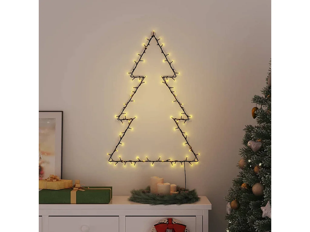 Kerstboomsilhouetverlichting 115 LED warm wit