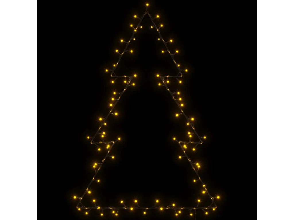 Kerstboomsilhouetverlichting 115 LED warm wit