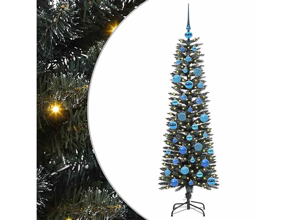 Künstlicher Weihnachtsbaum mit 150 LEDs Grün 43 x 43 x 150 cm