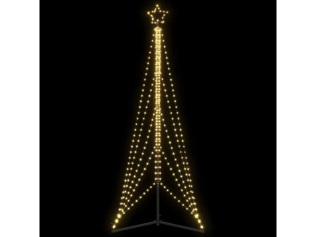 Sapin de Noël à LED 525 LED blanc chaud 302 cm