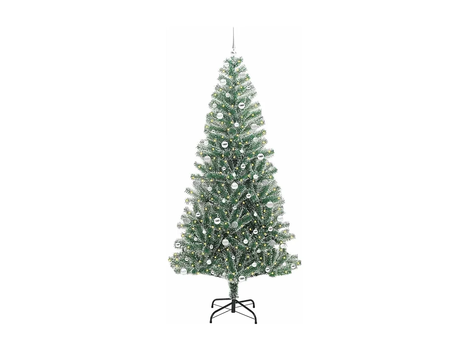 Albero di Natale artificiale a forma di fiocco di neve con luce LED