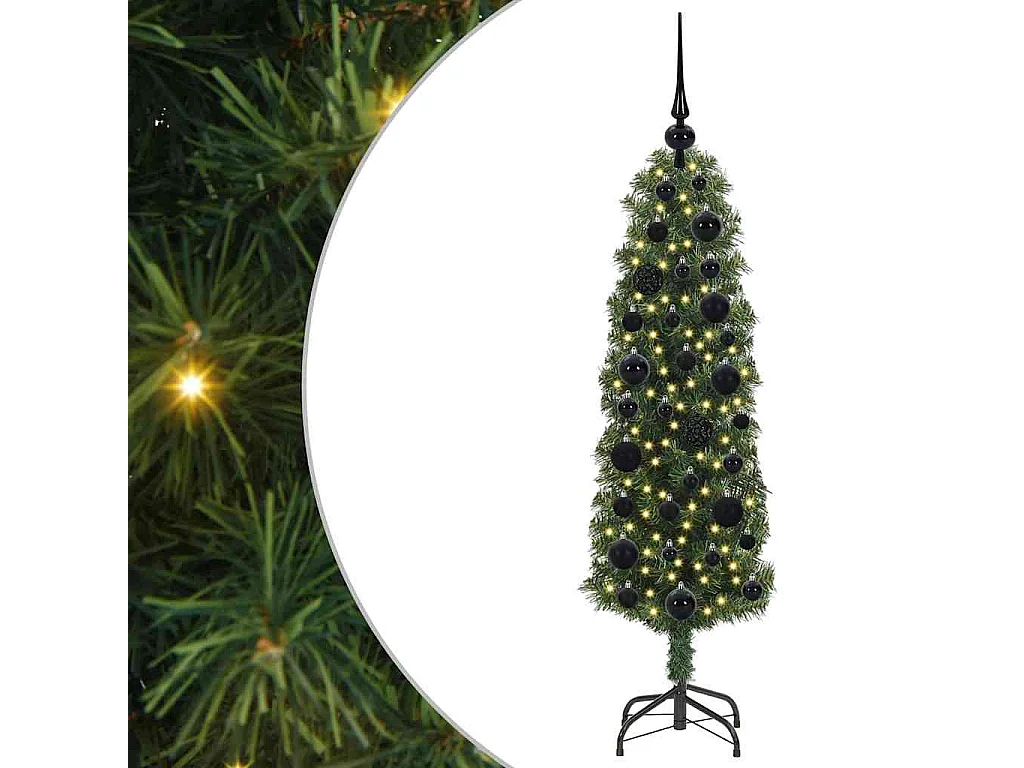 Sapin de Noël artificiel Vert 120 cm PVC et acier et plastique