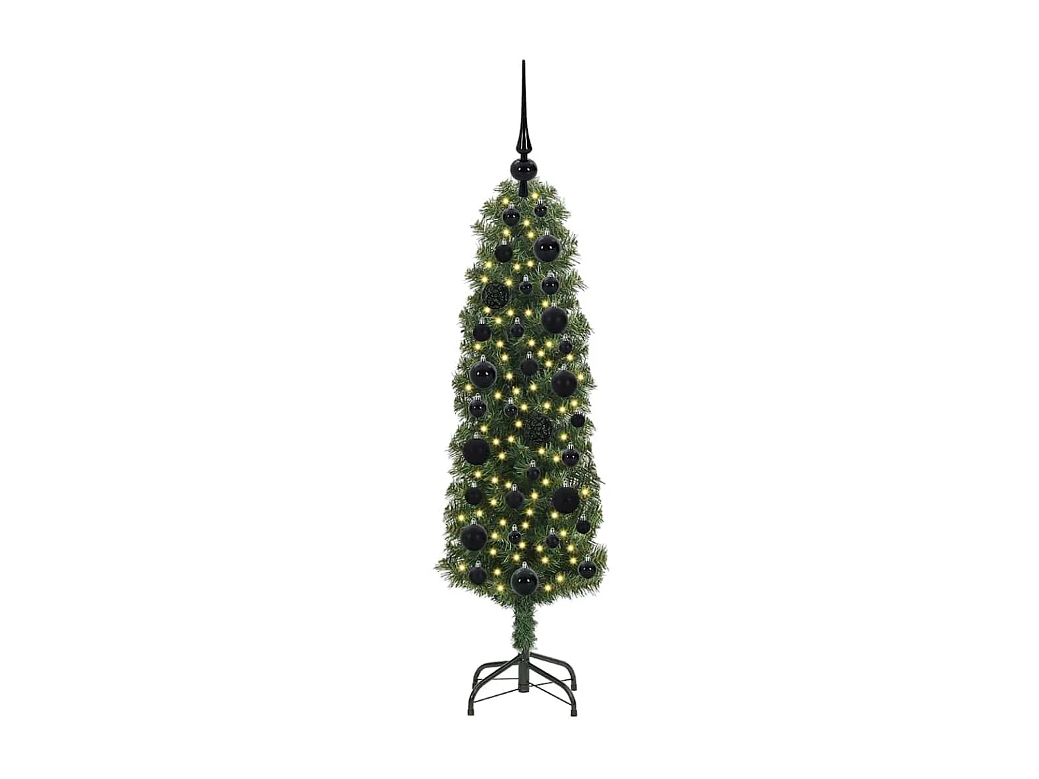 Sapin de Noël artificiel Vert 120 cm PVC et acier et plastique