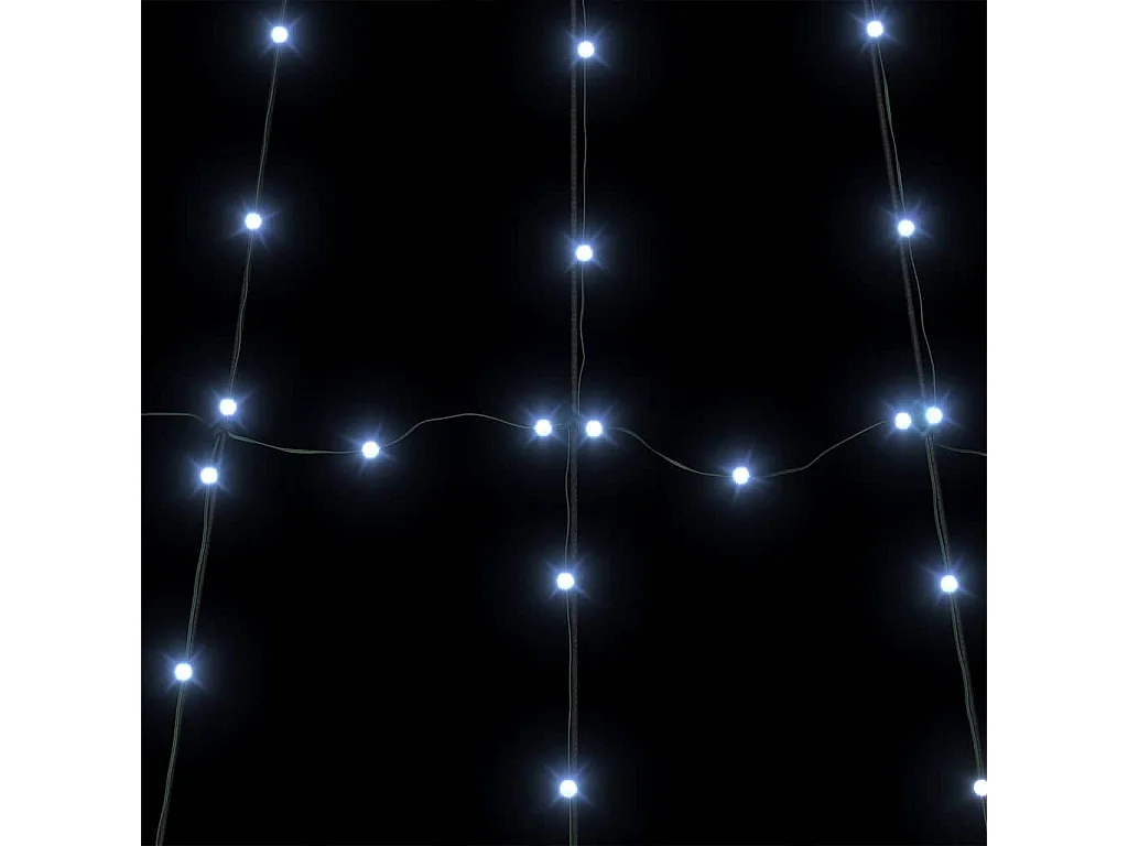 LED kerstboom met grondpennen Koel wit 300 cm Metaal