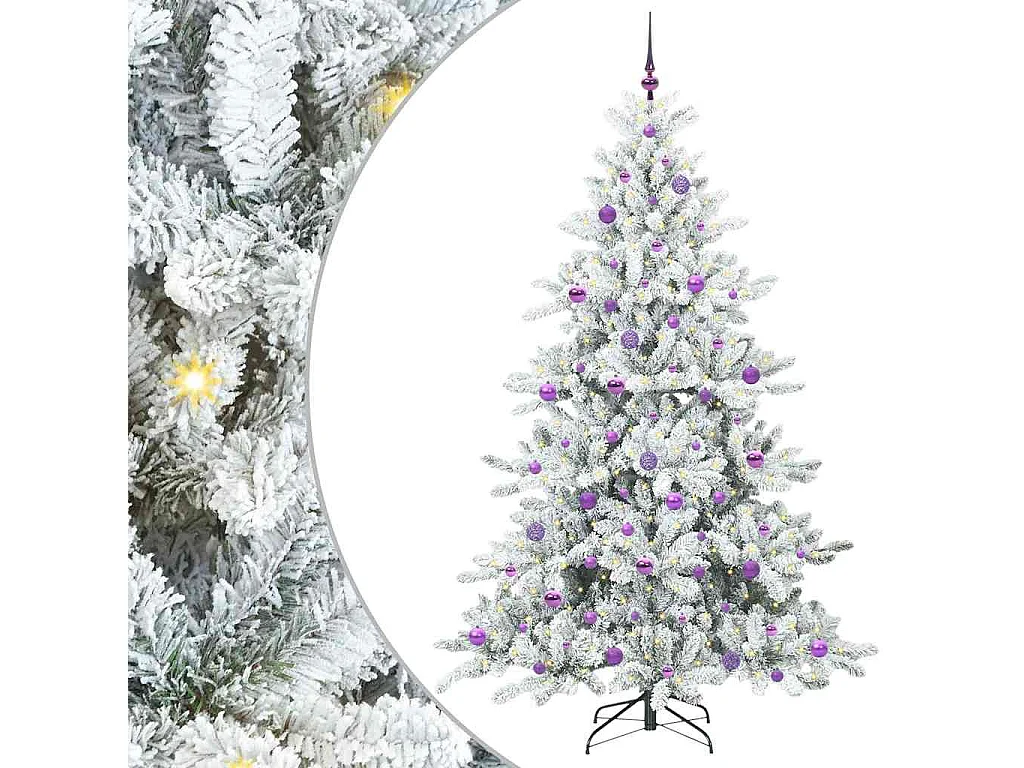 Sapin de Noël Artificiel à Branches Articulées 210 cm PVC