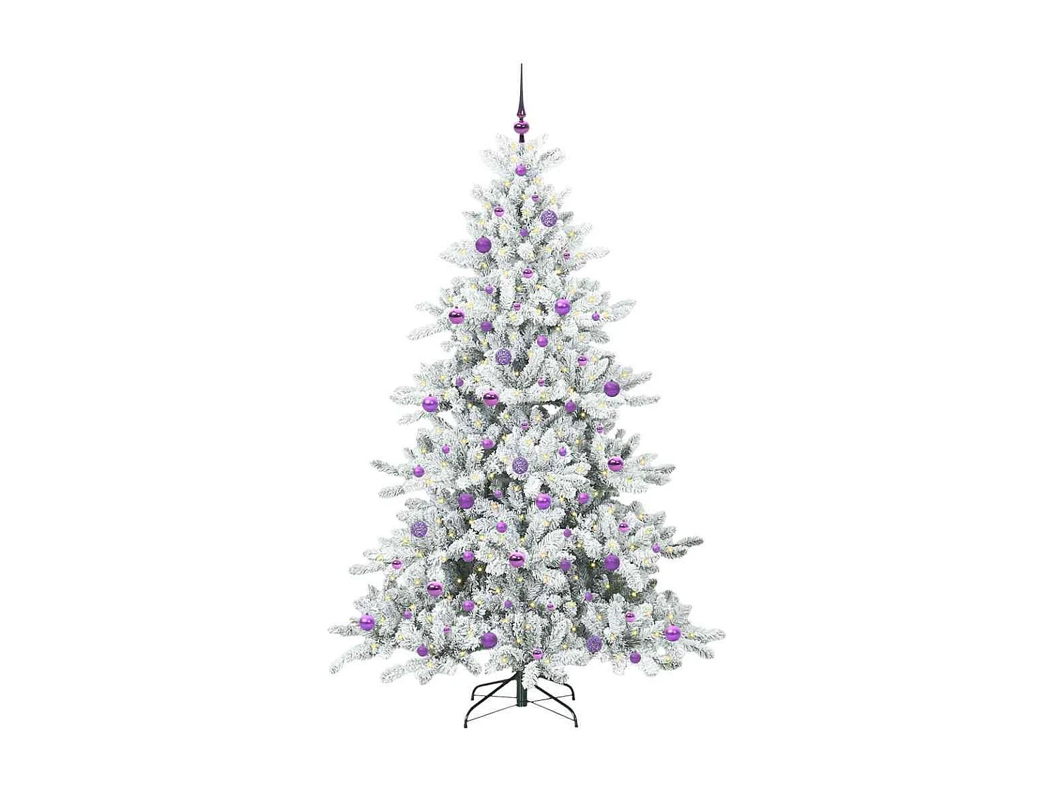 Sapin de Noël Artificiel à Branches Articulées 210 cm PVC