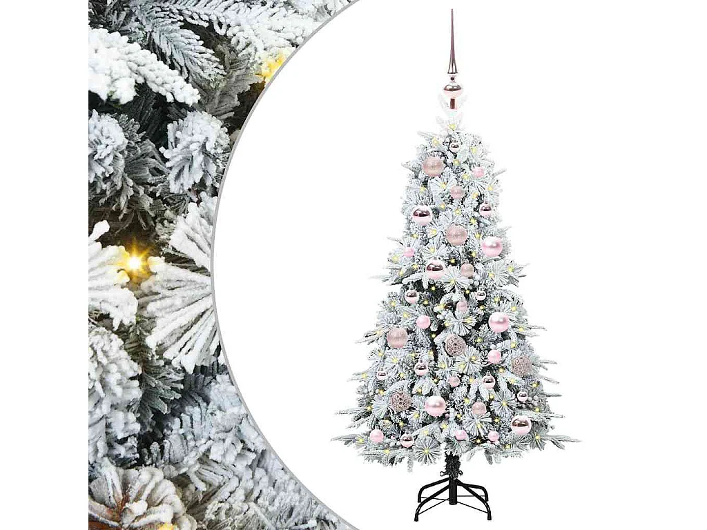 Sapin de Noël Artificiel à Branches Articulées Vert 120 cm